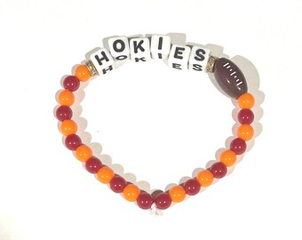 VT Hokies Football Bracelet