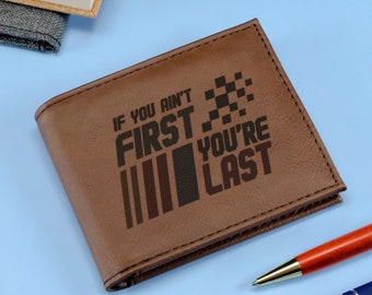 If You Ain't First, You're Last Bifold Wallet, Talladega Nights Ricky Bobby