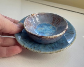 Handmade ceramic set of bowls