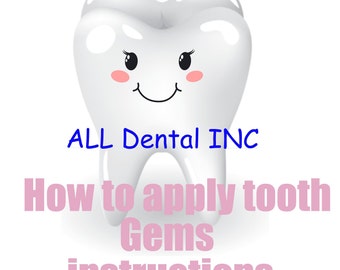 How to apply tooth Gems instructions