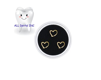 Hart  Dental Teeth  Ornament Tooth Gems/ Fashion Teeth Gems Beauty Diamond/ Dental Crystal Teeth Jewelry Gem Decoration Bur/3pc Gems