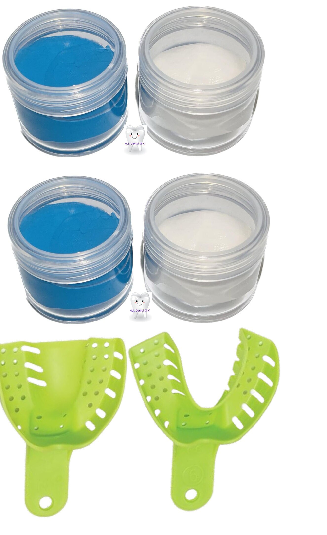 Dental Putty and Upper and Lower Trays for Impressions/putty for Night Guards/splints/ Retainers