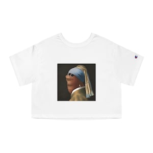 Girl with a Goo Earring, Marcus the Worm Meme Shirt, Viral TikTok VRChat Tee
