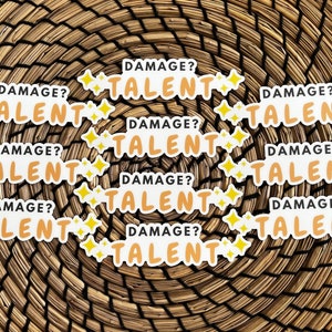 Damage Talent | Mclaren Racing | Lando Norris | F1 Sticker