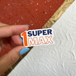 Pegatinas de Super Max / Max Verstappen / F1 / Red Bull Racing