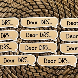 Dear DRS | Mclaren Racing | Oscar Piastri | F1 Sticker
