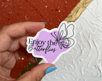 Enjoy the Butterflies | Transparent | Daniel Ricciardo | F1 Sticker