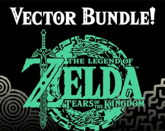 The Legend of Zelda: Tears of the Kingdom SVG Bundle / SVG / Zelda Vector / Editable / Download / Vectors / Vector Bundle / Cricut
