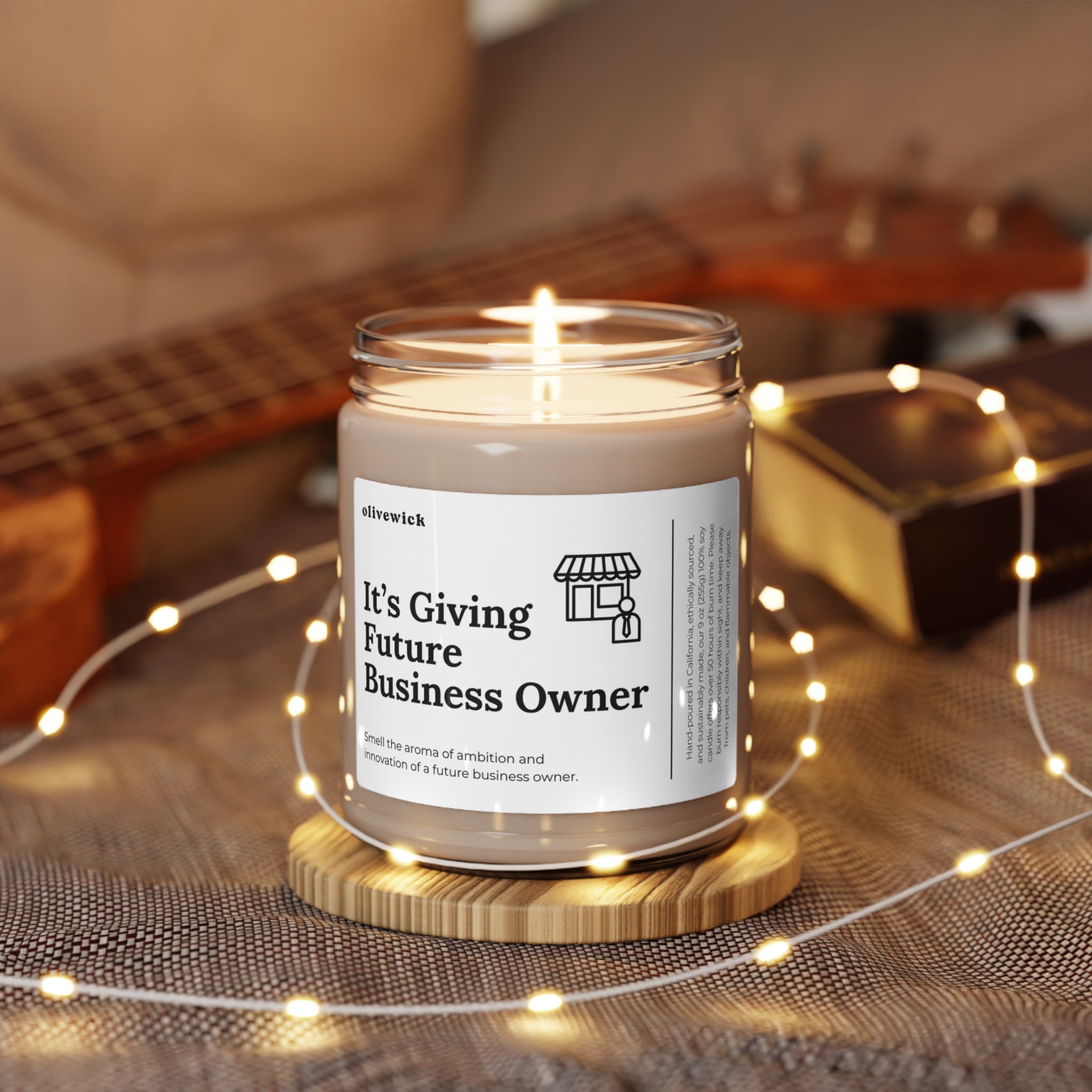 Soy candle deals business