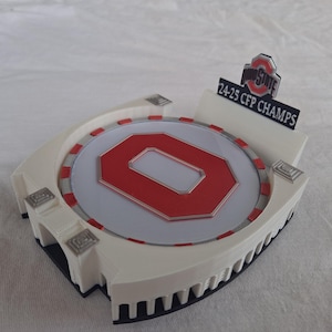 Ohio Stadium Coaster Set. Tribute to the Ohio State University Buckeyes!