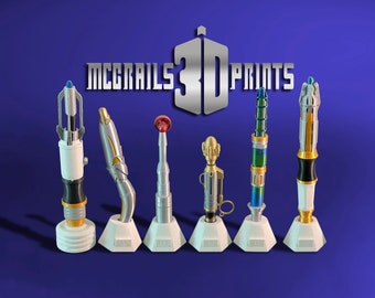 Doctor Who 3D printed Sonic Screwdrivers