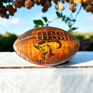 Virginia Cavaliers handgemaakte voetbalplaquette