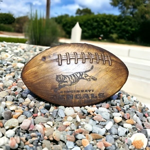 Cincinnati Bengals handgjord fotbollsplakett bild 1