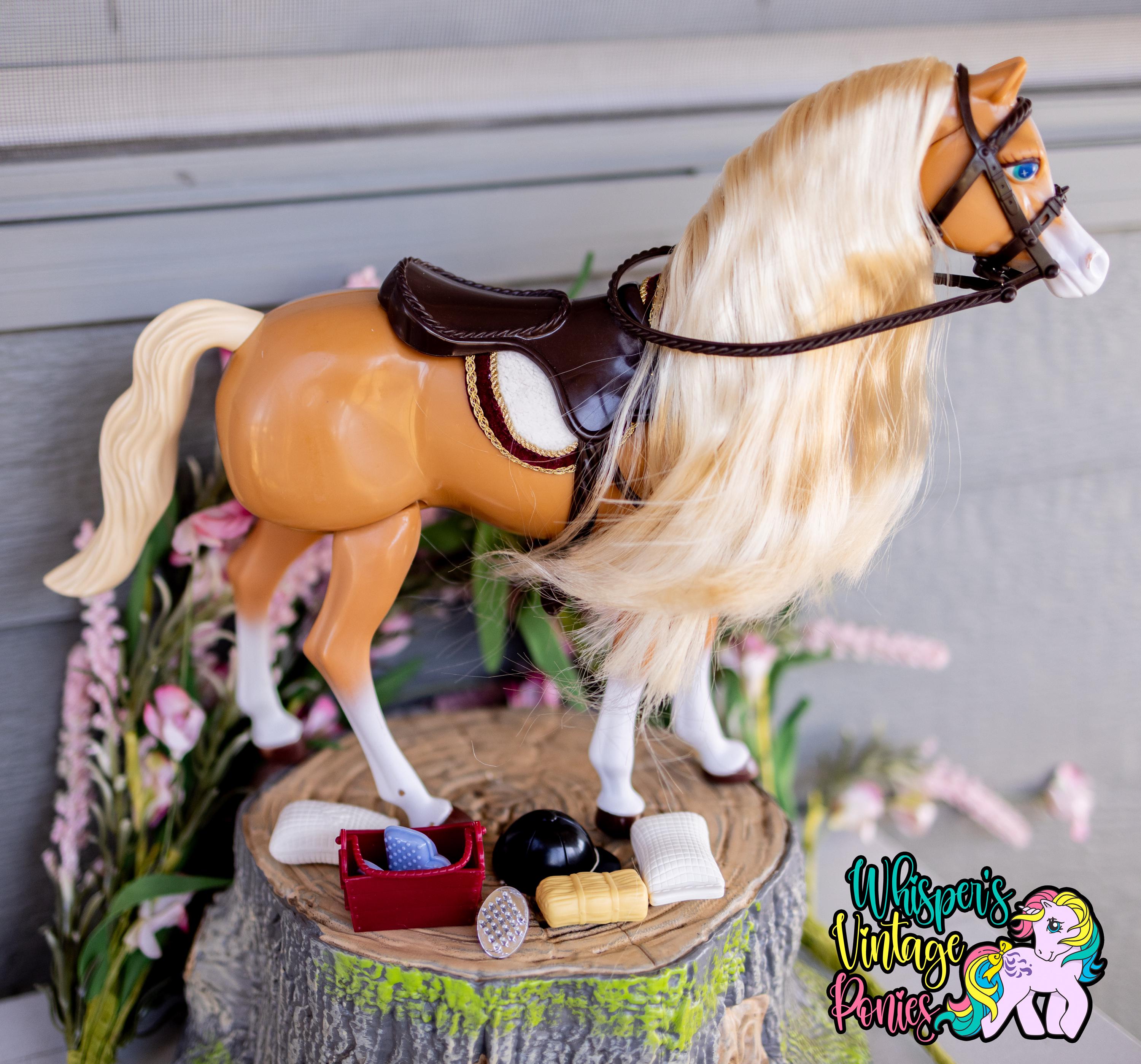 Our Generation Barbie Shimmer Horse Big W Barbie Horse Walking