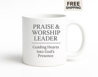 Worship Leader Mug – Christian Music Ministry Gift