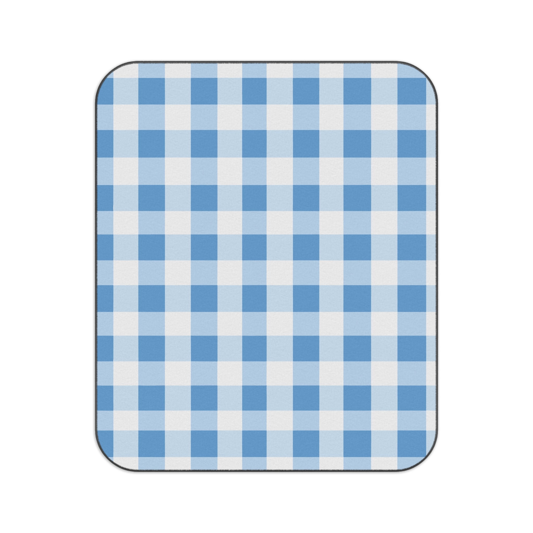 Blue check picnic blanket hotsell
