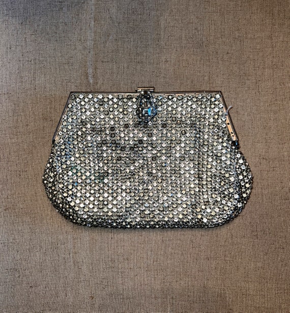 Deco style beaded purse - image 1