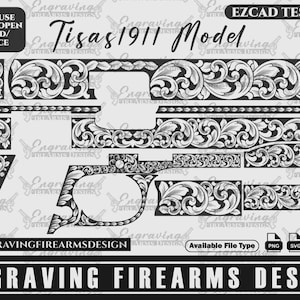 Engraving Firearms Design Tisas1911 Scroll Design