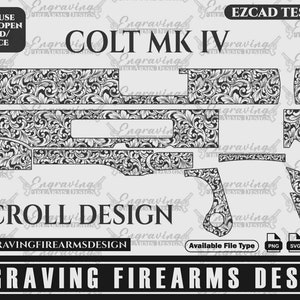 Engraving Firearms Design Colt MK IV Scroll design