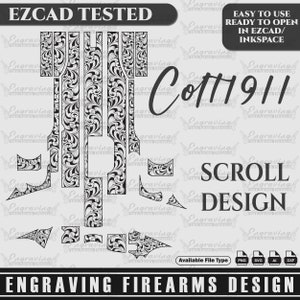 Engraving Firearms Design Colt1911 Filigree Design