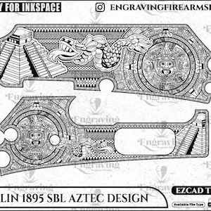Gravur Schusswaffen Design Marlin 1895 SBL AZTEC Design