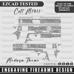 Engraving Firearms Design Colt M1911 Scroll Design
