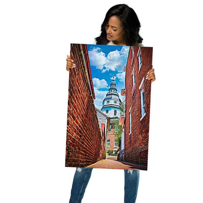 Maryland State House, Annapolis Painting, Annapolis Prints, Annapolis