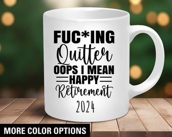 Taza divertida de jubilación: regalo personalizado para el que deja de fumar (2024)