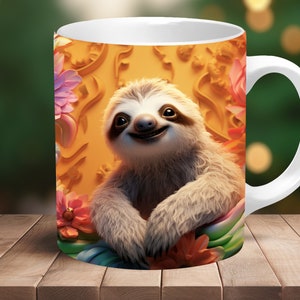 Tasse à café, Mug amateur de paresseux, Cadeau de Noël, Idée cadeau, Mug paresseux, Cadeau pour homme, Cadeau pour femme, Mug mignonne