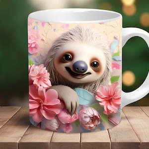 Mug paresseux, mug paresseux, cadeau de Noël, idée cadeau, mug paresseux, cadeau pour homme, cadeau pour femme, mug mignon