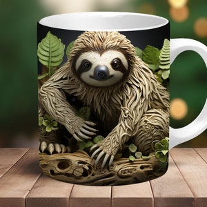 Mug amateur de paresseux, tasse à café, cadeau de Noël, cadeaux, tasse à café paresseux, cadeau pour femme et homme, cadeau d&#39;anniversaire