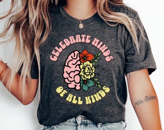 Camiseta de concienciación sobre el autismo, camiseta de defensor del autismo, camiseta neurodivergente, camiseta de inclusión, regalo de aceptación del autismo, camiseta de maestro