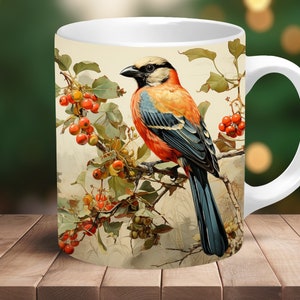 Bird Coffee Mug: Animal Lover Gift for Mom