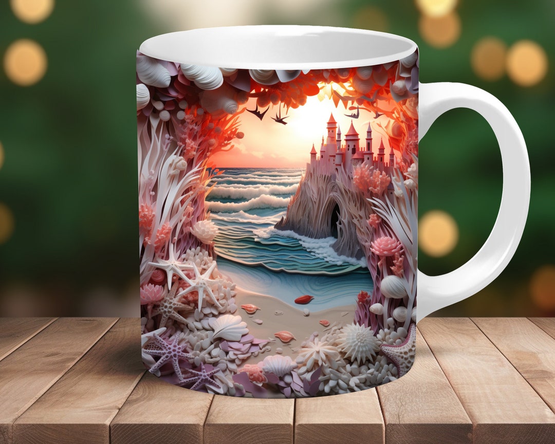 Coffee Mug Mug Ocean Mug Gift for Women Christmas Gift Birthday Gift