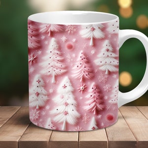 Christmas Mug, Christmas Gift, Christmas Tree Mug, Cute Christmas Mug, Santa Mug, Xmas Mug, Best Friend Gift, Gift for Mom