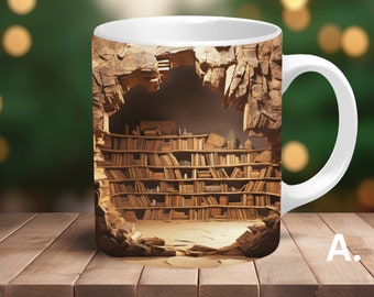 Coffee Mug Coffee Cup Book Lover Mug Librarian Coffee Mug Gift For Teacher Christmas Gift Best Friend Gift Christmas Gift Idea