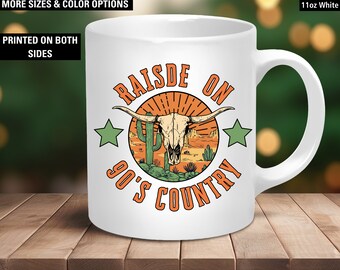 90s Country Music Coffee Mug: Southern Cowgirl Cowboy Gift
