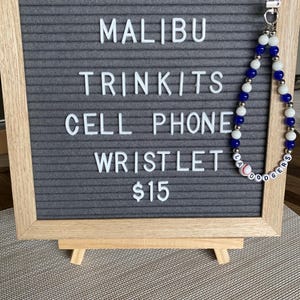 Los Angeles Dodgers Cell Phone Charm Wristlet