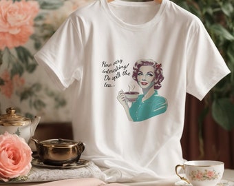 Spill the Tea T-Shirt, Sassy Shirt Women Bossy T Shirt, Bling Tee, Womens SVG Shirt , T Shirt Vintage Style Tee Fitted Shirts With Sayings