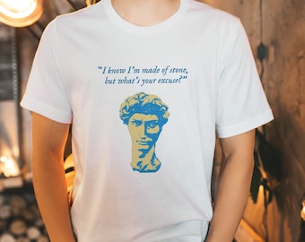 Michelangelo T-Shirt, Michelangelo Shirt, Art Tee, Artist, Vintage Inspired, Renaissance T-shirt, Creation of Adam Shirt Italian Art Top