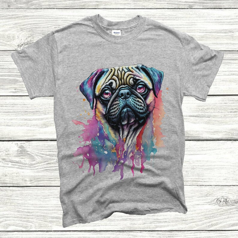 Dog Lover Tee, Artistic Unisex Jersey Tee, Graphic T-shirt