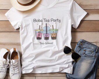 Boba Tea Shirt, Kawaii Shirt, Tea Lover Shirt, Gift For Tea Lover, Tea Lover Gift, Boba Tea Tshirt, Bubble Tea Shirt, Boba Clothing Crewneck