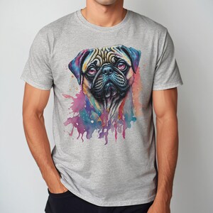 Graphic T-shirt, Popular Fashion Shirt,Pug Lover Gift Shirt