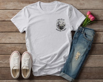 I Believe in the Easter Puggy Shirt, Pugs Bunny T-Shirt UNISEX Funny Easter Puggy Shirt for men and women funny Easter Pug Lover Tshirt Gift