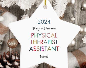Personalized PTA Ornament, New PTA Gift, Physical Therapy, Custom Physical Therapist Assistant Graduation Gift