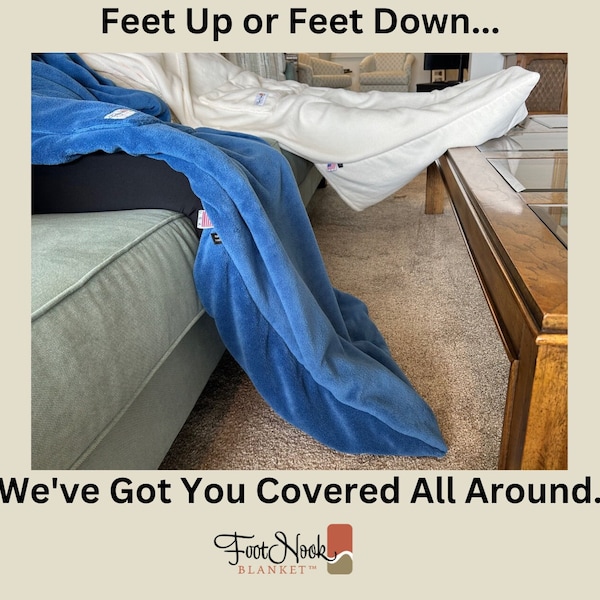 Foot Pocket Blanket Etsy