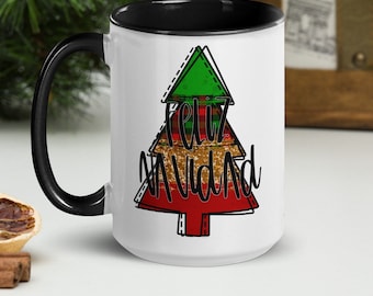Feliz Navidad Mug, Coffee Mug, Tea Mug, Christmas Mug, Gift for Him, Gift for Her, Gift, Novelty, Christmas