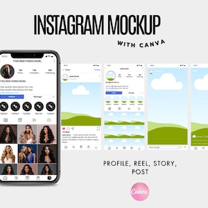 Iphone Stock Photo Mockup | Blogger MockUp | Instagram Content | Social Media Smartphone Instagram Mock-up | Social Media Planner