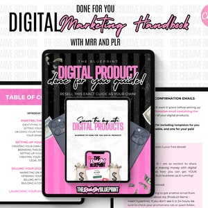 Done for You: Digital Marketing Guide/eBook w/ Master Resell Rights (MRR) and Private Label Rights (PLR) - a Digital Marketing (DFY) Product