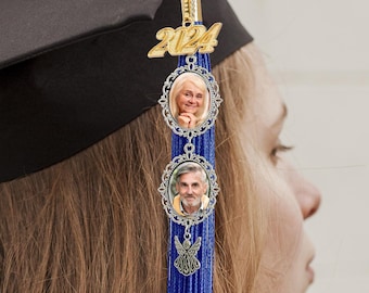 Afstuderen Kwastje Charme, Afstuderen Foto Charme, Cap Charms, Kwastje voor Grad Cap, Afstuderen Memorial Kwastje, Afstudeercadeau voor haar